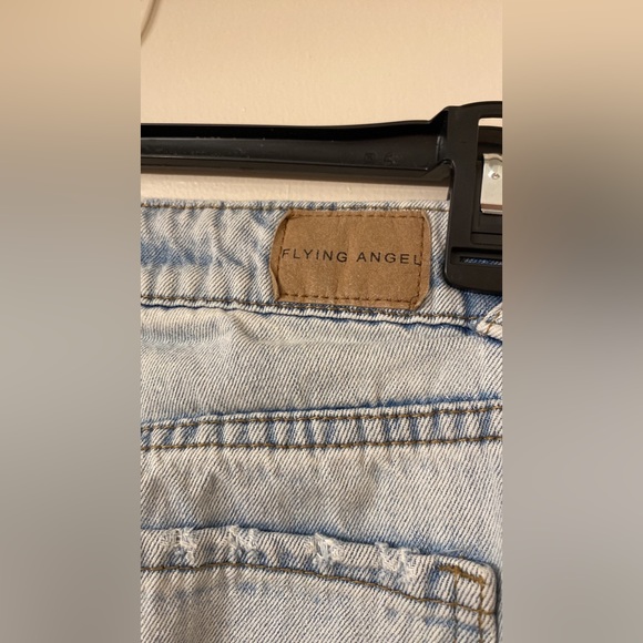 “Flying Angel” light blue size 7 jeans - Picture 6 of 8